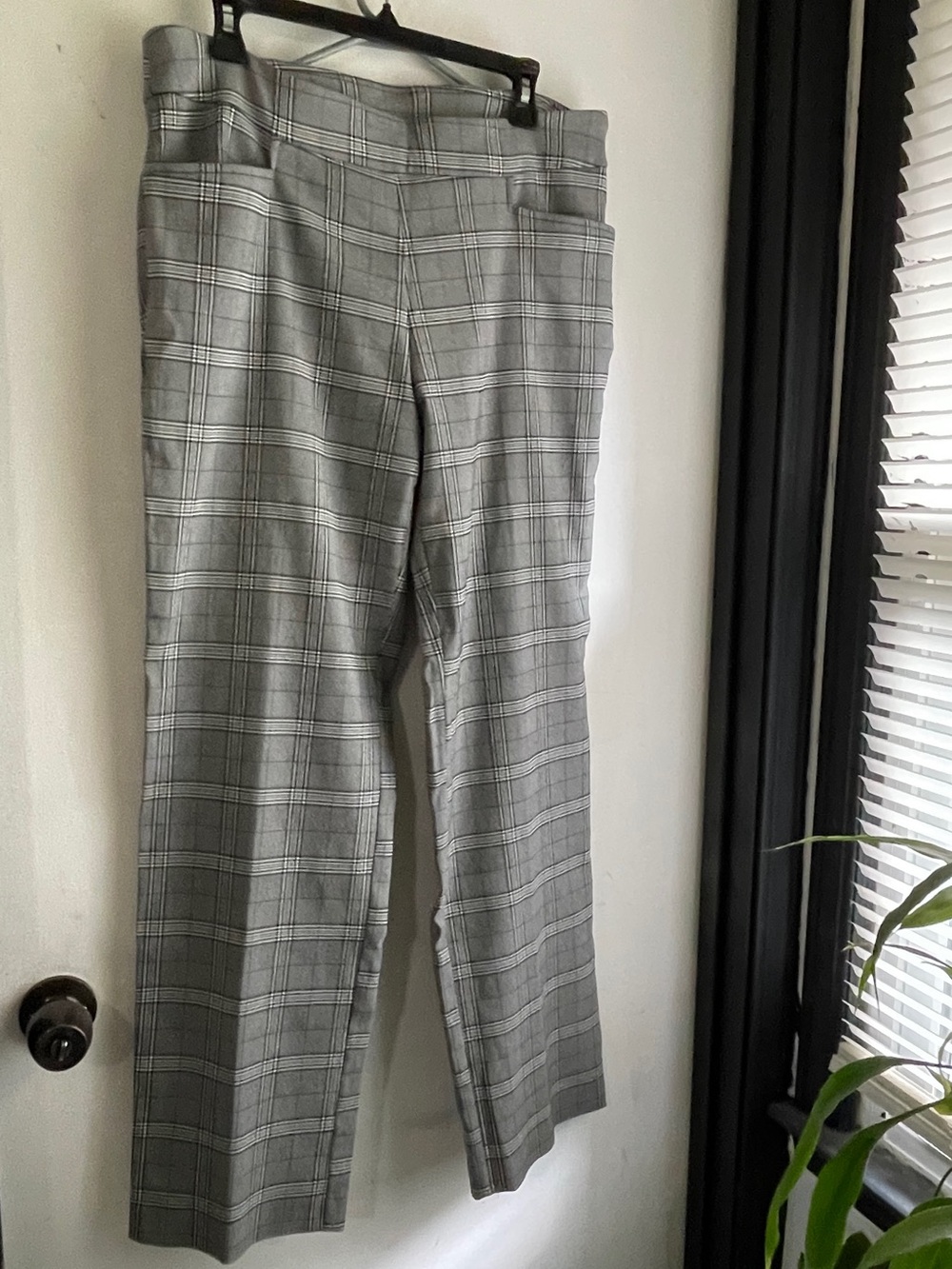 Time and Tru Gray and Black Plaid Pants